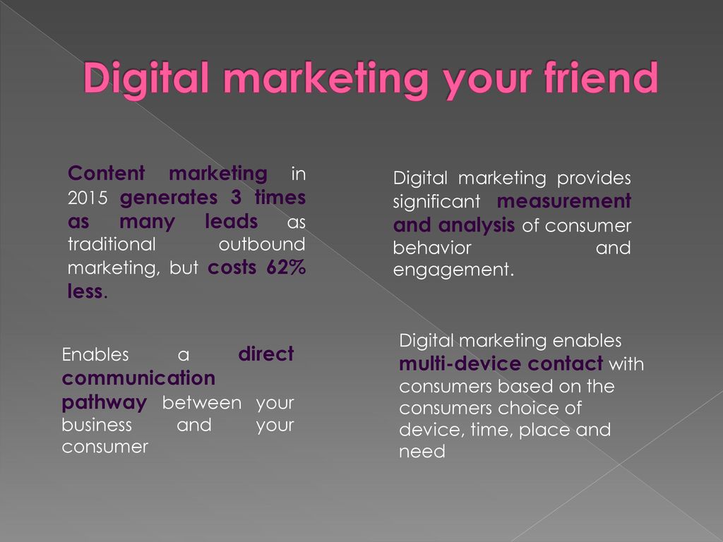 Digital marketing your friend