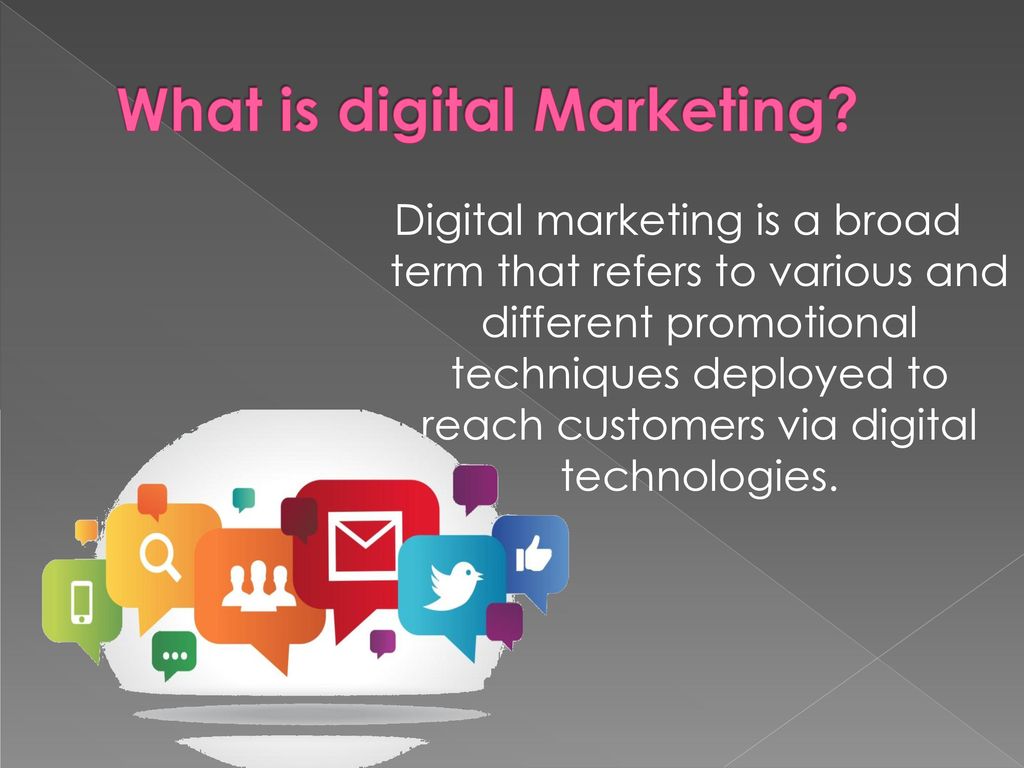 What is digital Marketing