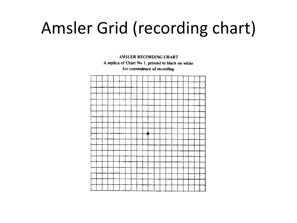 Amsler Recording Chart No 1