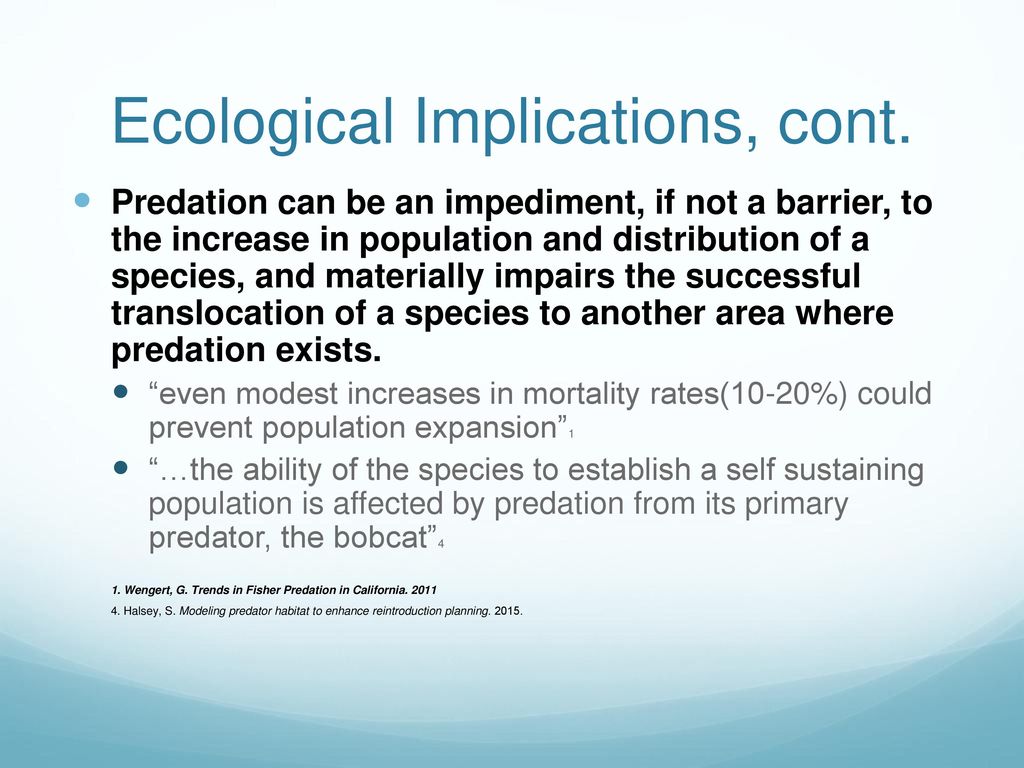 Ecological Implications of the Bobcat Trapping Ban: A Summary View of