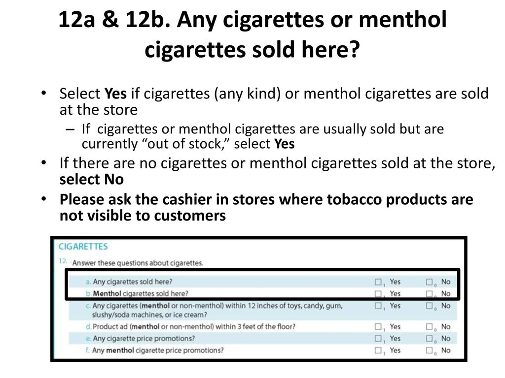 Standardized Tobacco Assessment For Retail Settings Stars Ppt Download