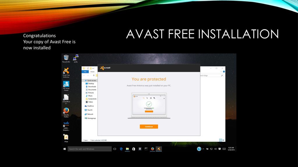 Avast free installation