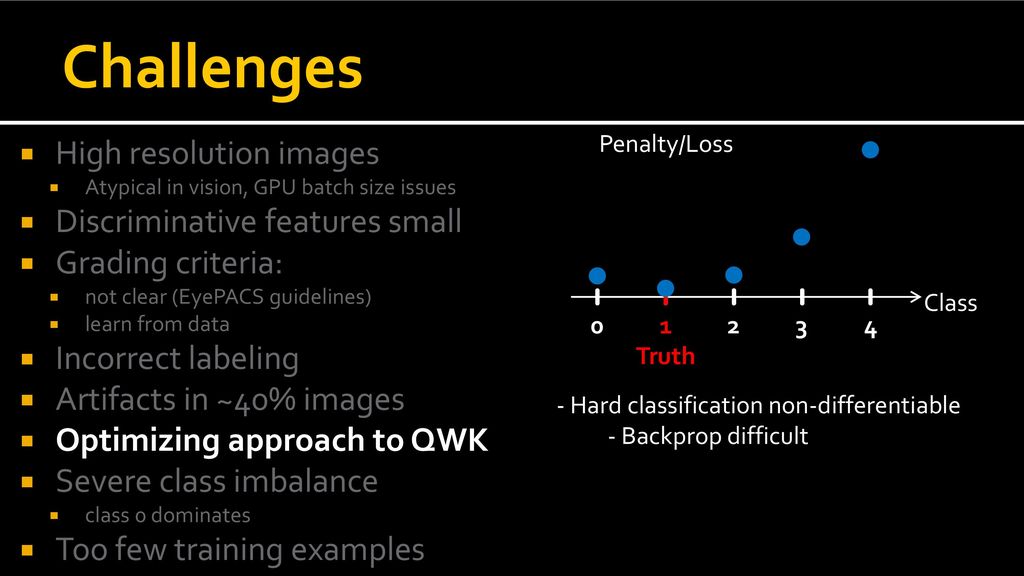 Challenges High resolution images Discriminative features small