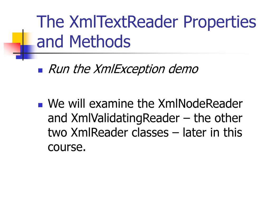 Xmlvalidatingreader Example C Program