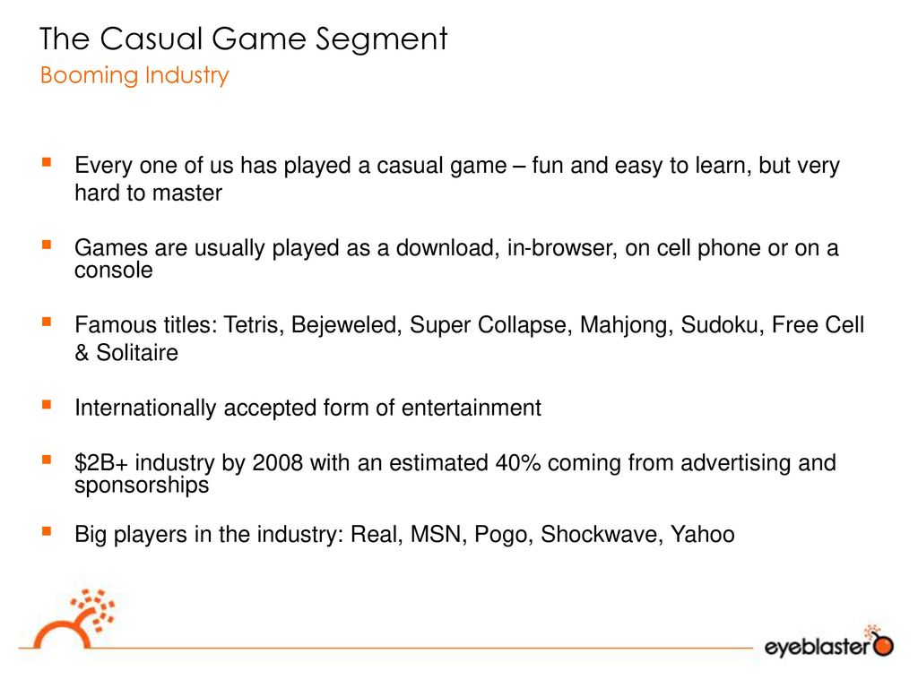 Comprehensive in game experience ppt download