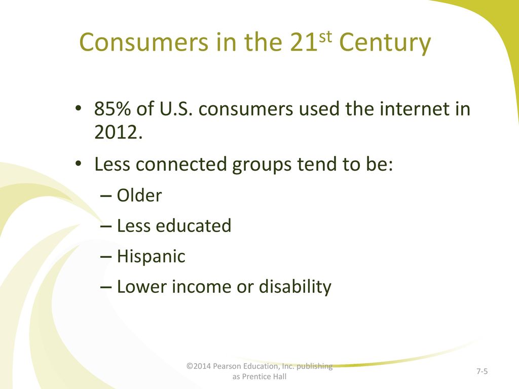Consumers in the 21st Century