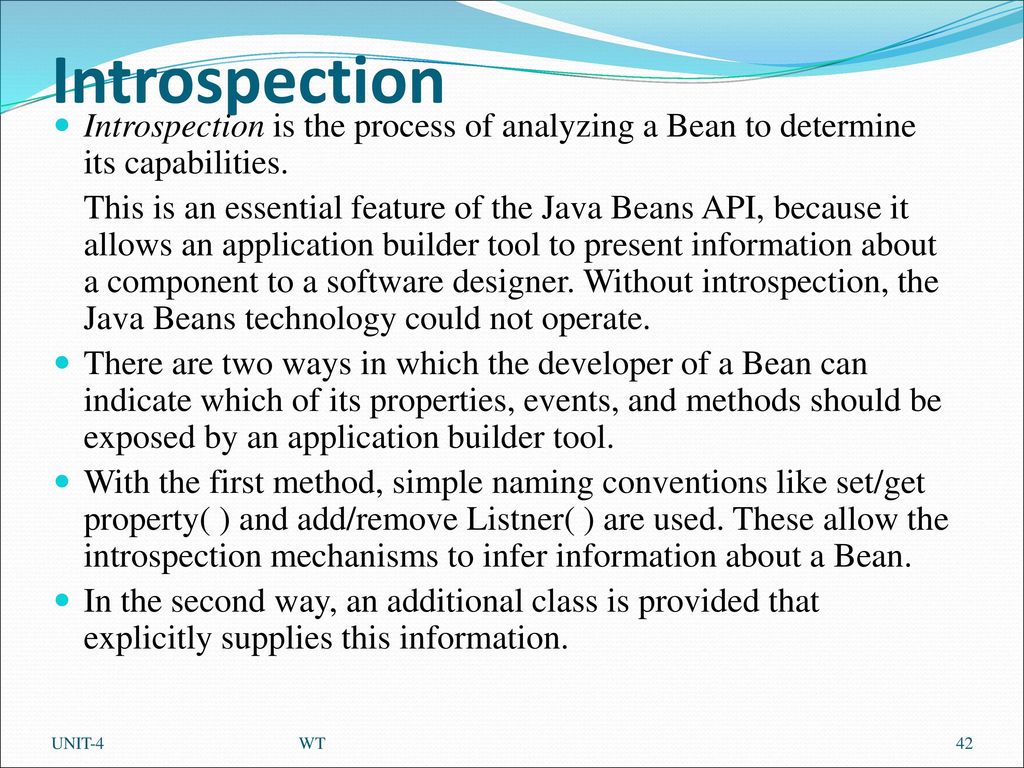 WEB TECHNOLOGIES – Unit IV - ppt download