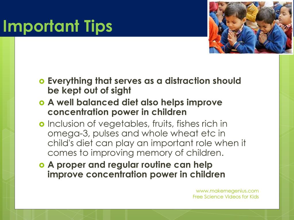 12 Useful Tips To Increase Concentration In Kids