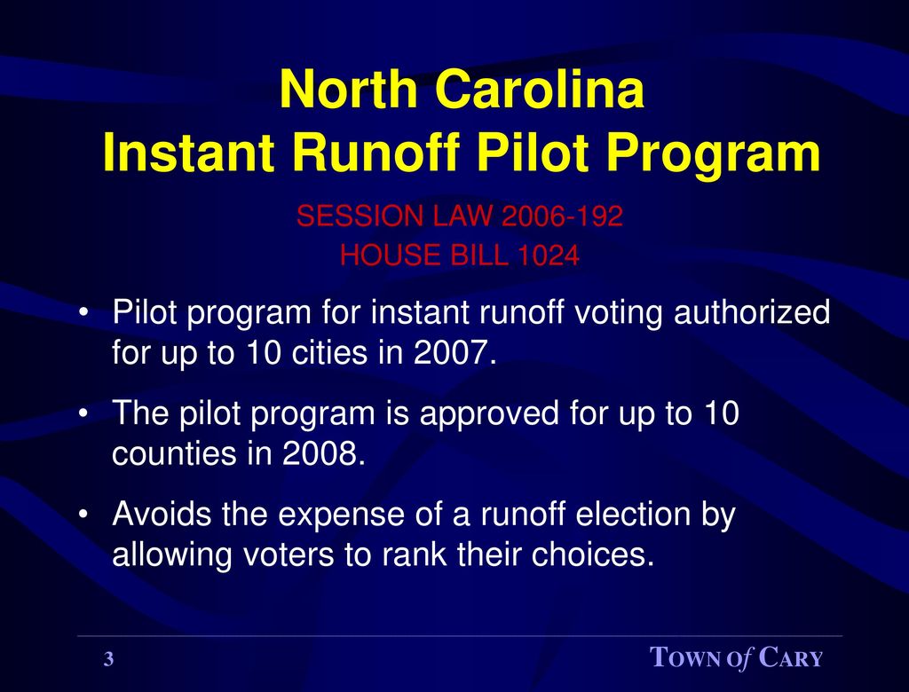 Instant Runoff Voting A Pilot Program In The October 9 2007 City Of instant-runoff-voting-a-pilot-program-in-the-october-9-2007-city-of