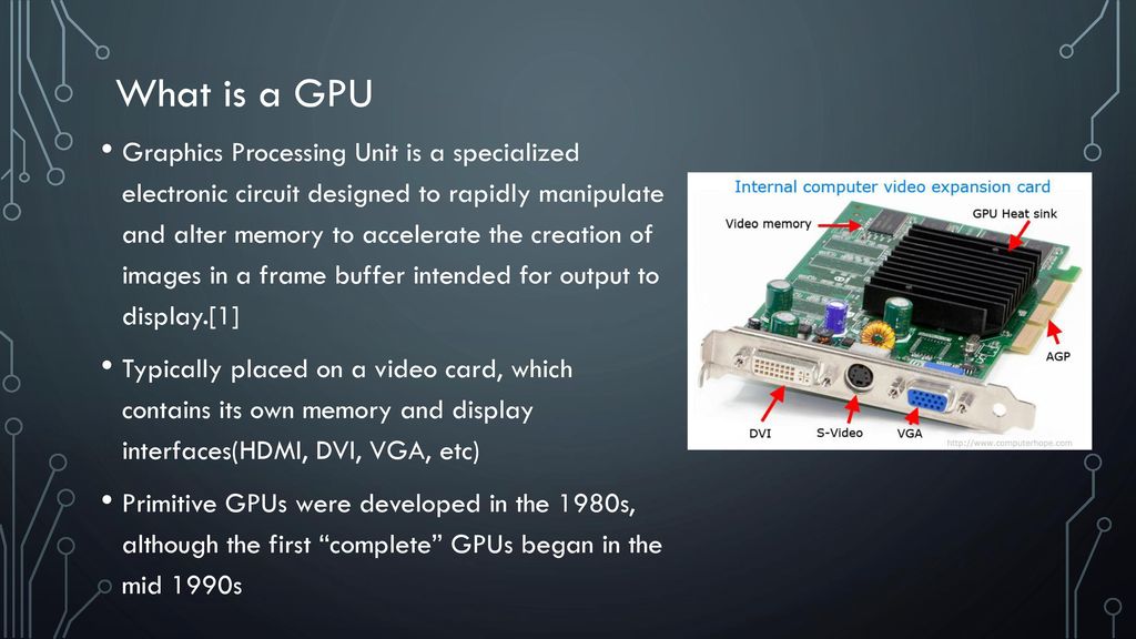 GPU Architecture and Its Application - ppt download