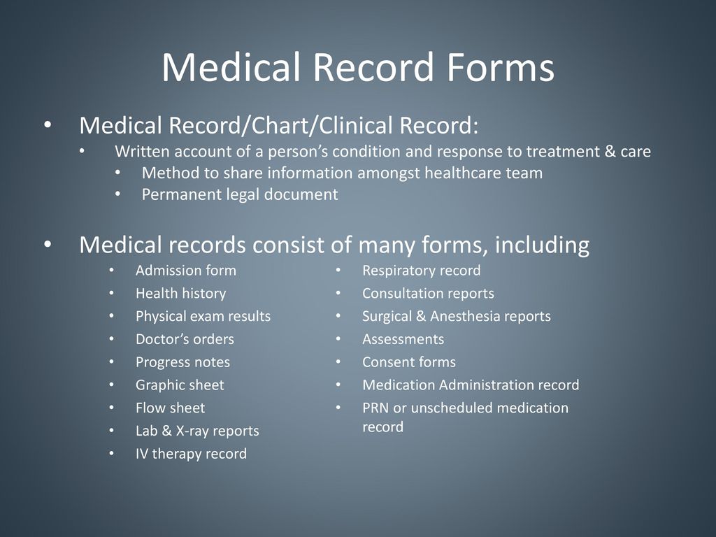 Medicine Administration Record Chart