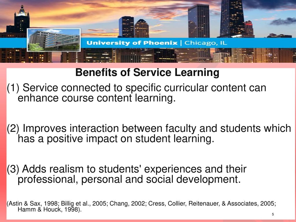 benefits of service learning essay