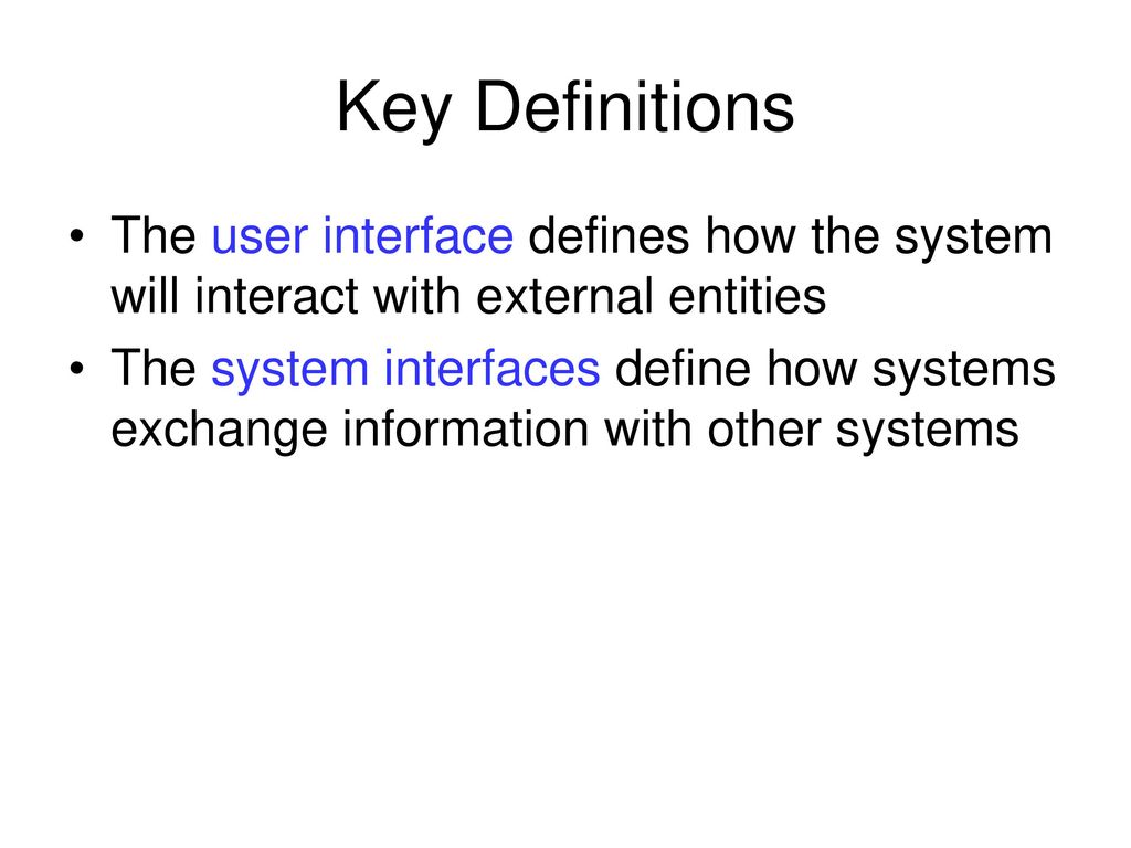 Define Интерфейс. Interface Definition.