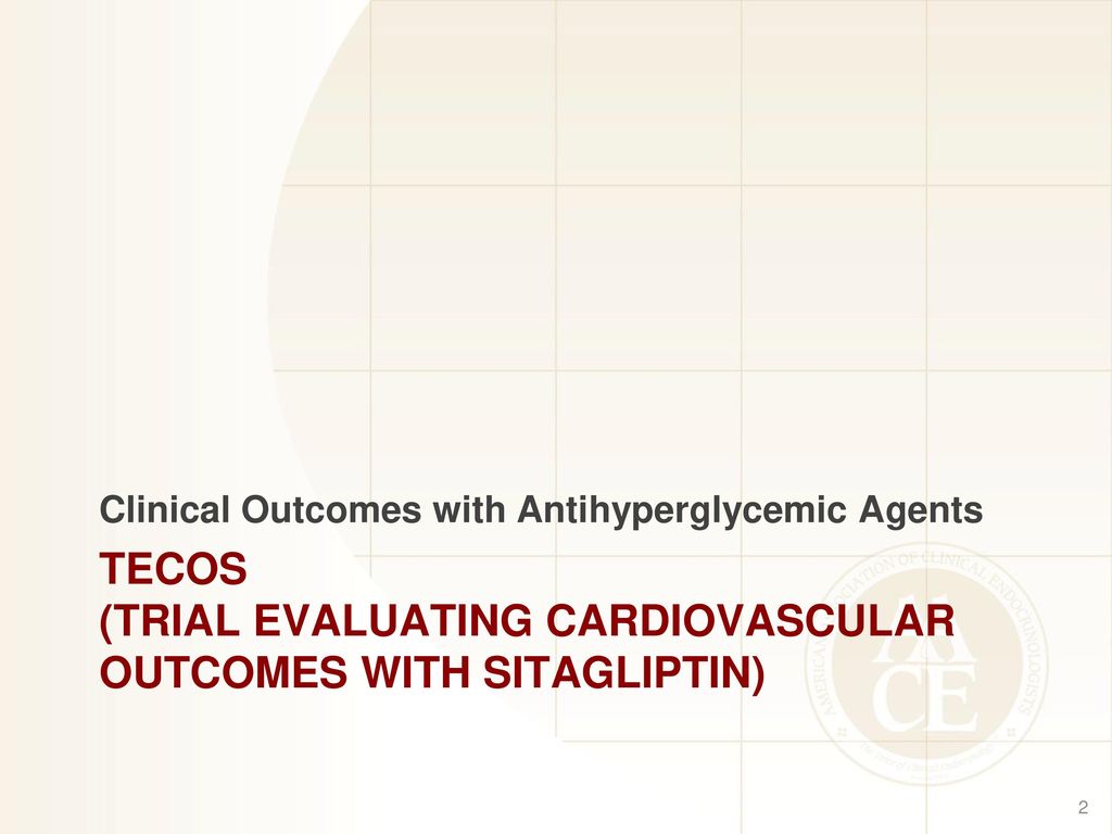 TECOS (Trial Evaluating Cardiovascular Outcomes with Sitagliptin)