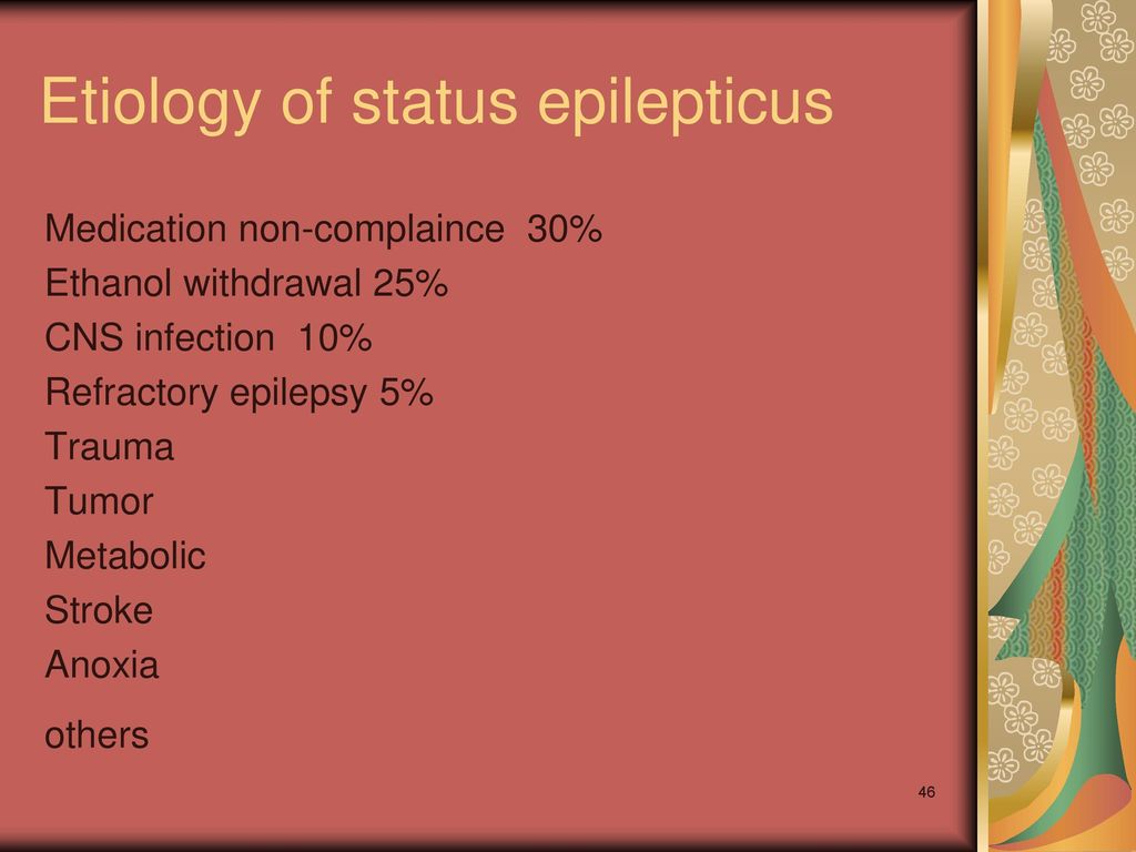 Etiology of status epilepticus