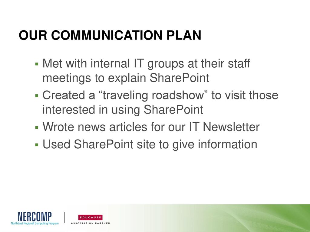Sharepoint 2010 designing developing and deploying on your campus