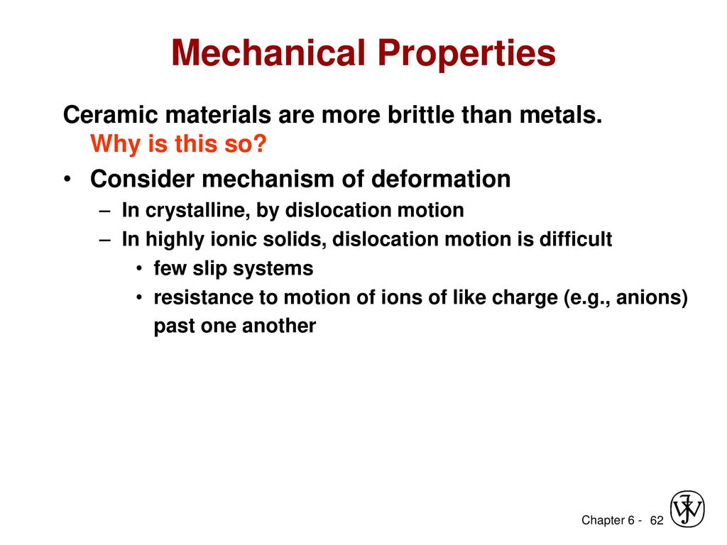 Chapter 6 Mechanical Properties Ppt Download