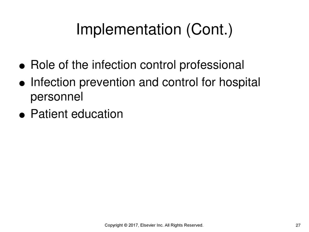 Chapter 29 Infection Prevention and Control - ppt download