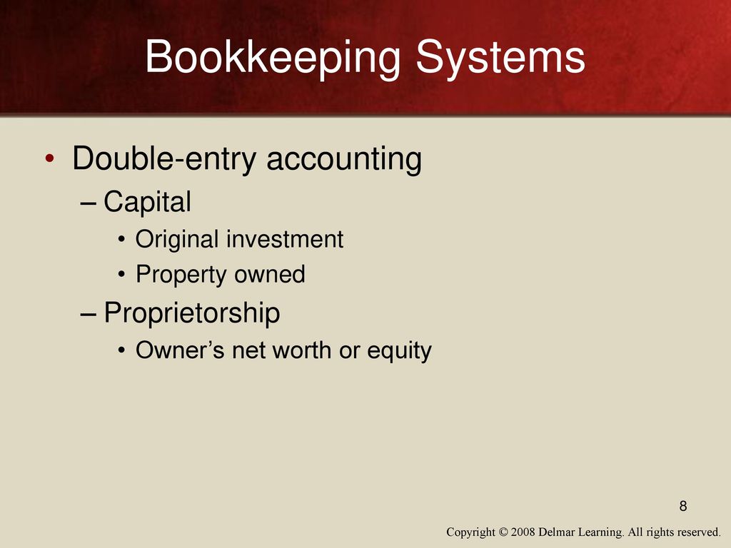 Chapter 15 Bookkeeping. - ppt download