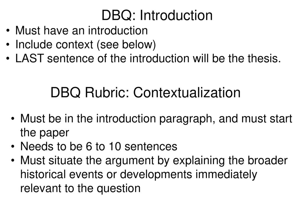 DBQ AP World History. - ppt download