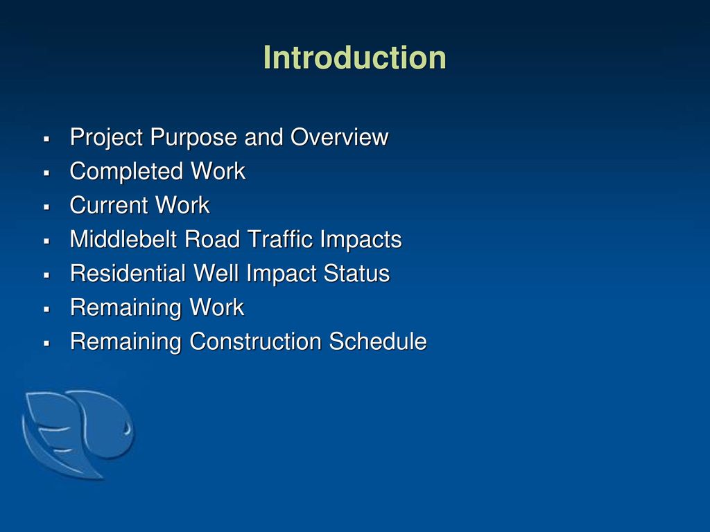 Middlebelt Transport and Storage Tunnel (MTST) Project ppt download