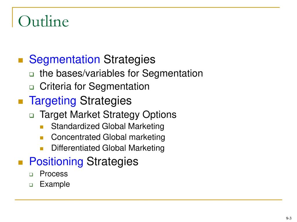 STP Strategies 市场 Segmentation 细分 目标 市场 选择 Targeting 市 Positioning 场 定 -  ppt download