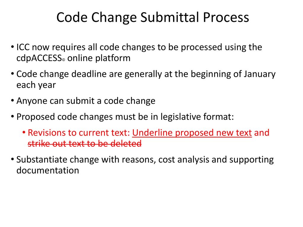 I-Codes Development and cdpACCESS© - ppt download