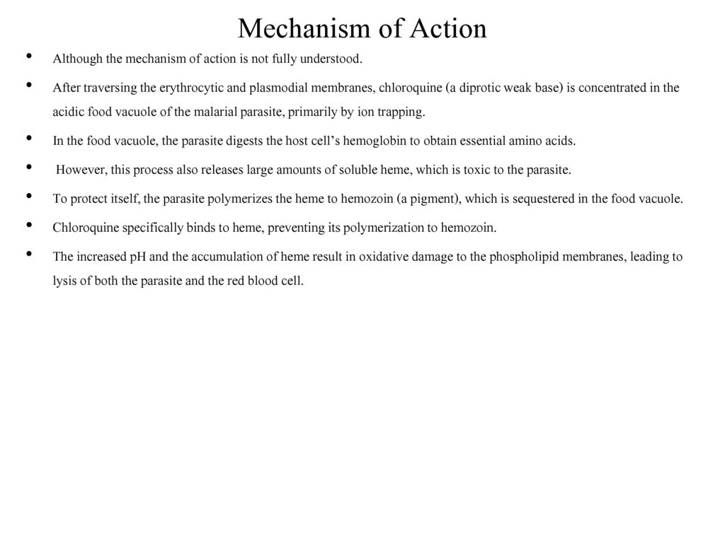 Mechanism of Action Although the mechanism of action is not fully understood.