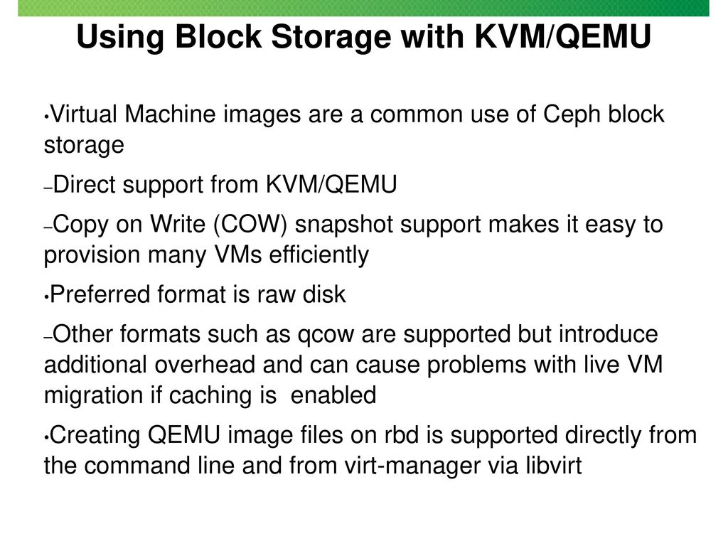 Section 4 Block Storage with SES ppt download