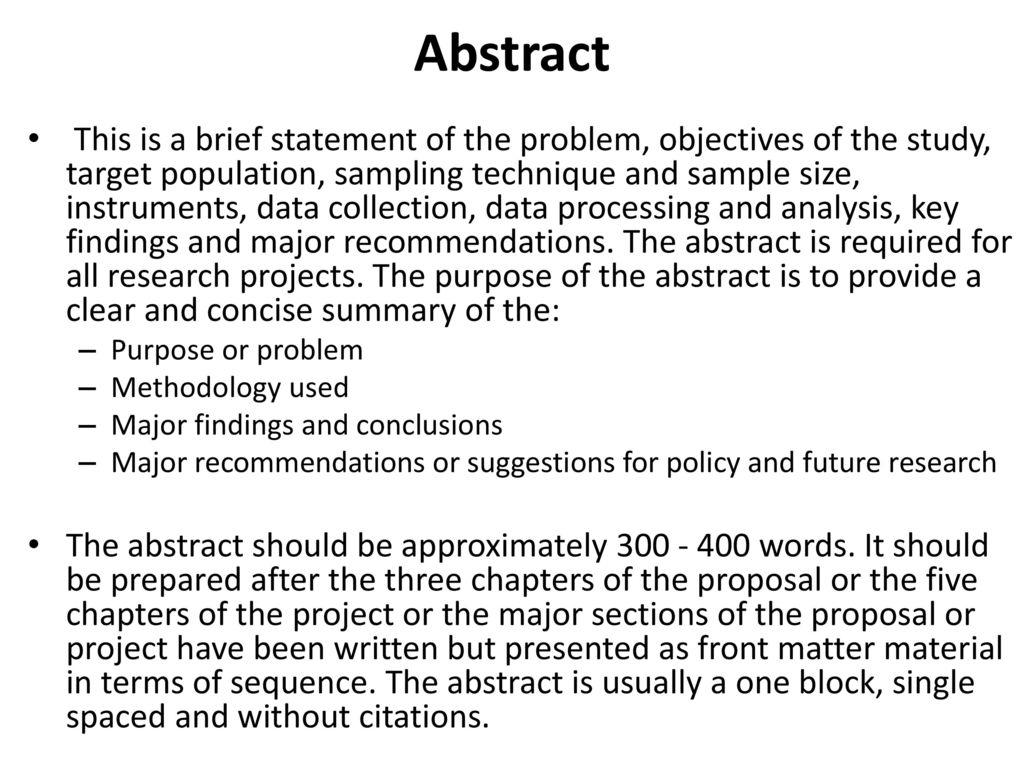 RESEARCH PROPOSAL FORMAT - ppt download