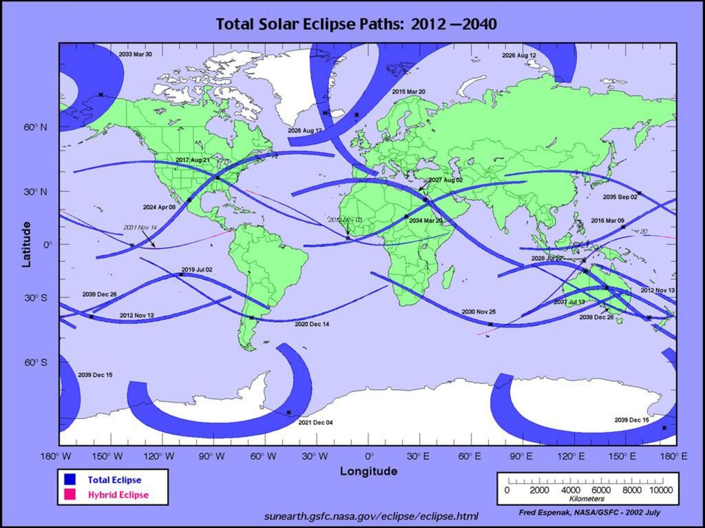 Total Solar Eclipses /14 Nov Nov Mar 2015