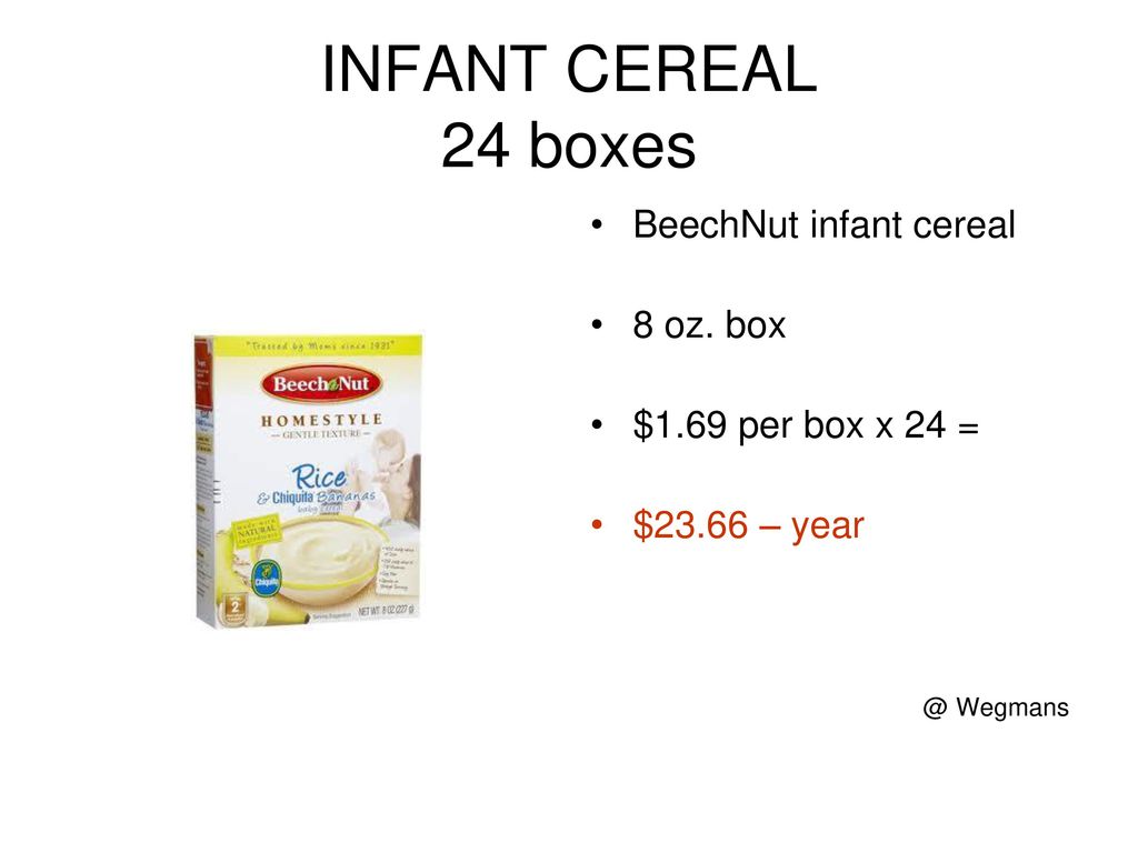 24 oz infant cereal