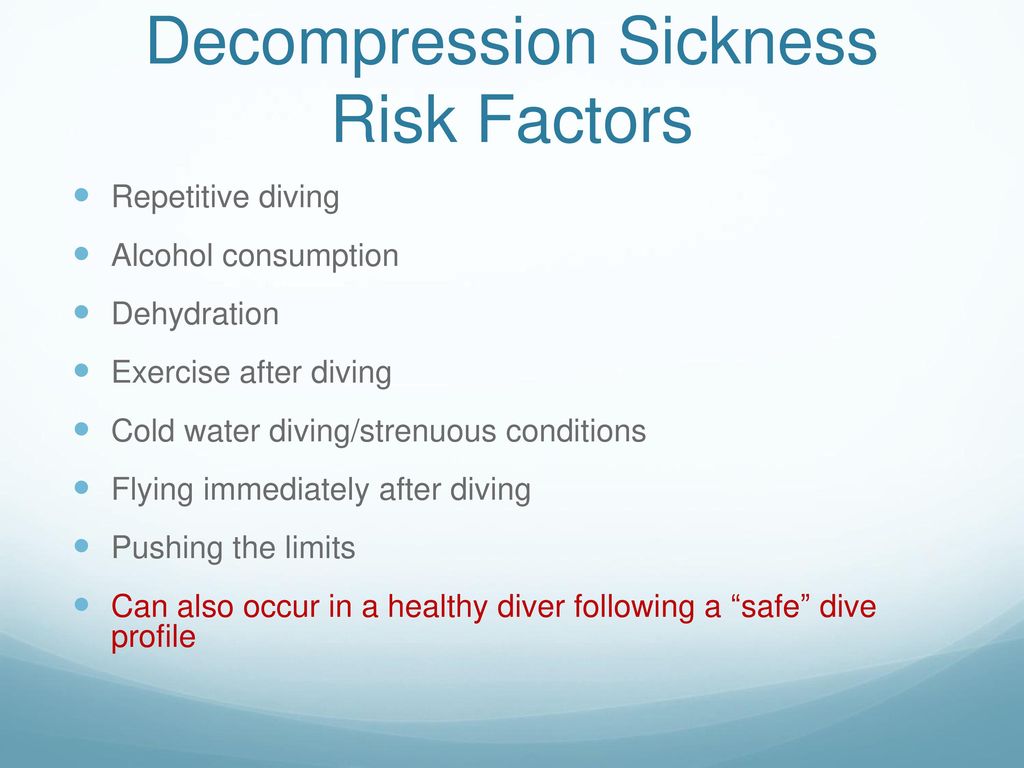 I. Introduction to Decompression Sickness