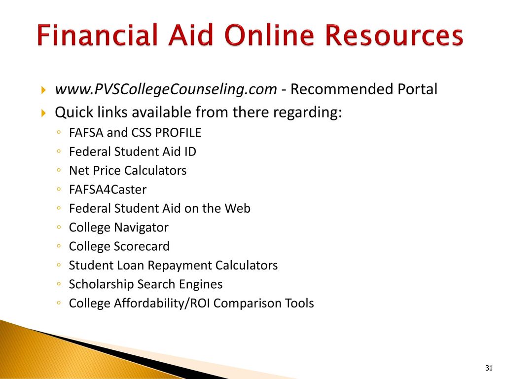 College Funding and Financial Aid Workshop - ppt download