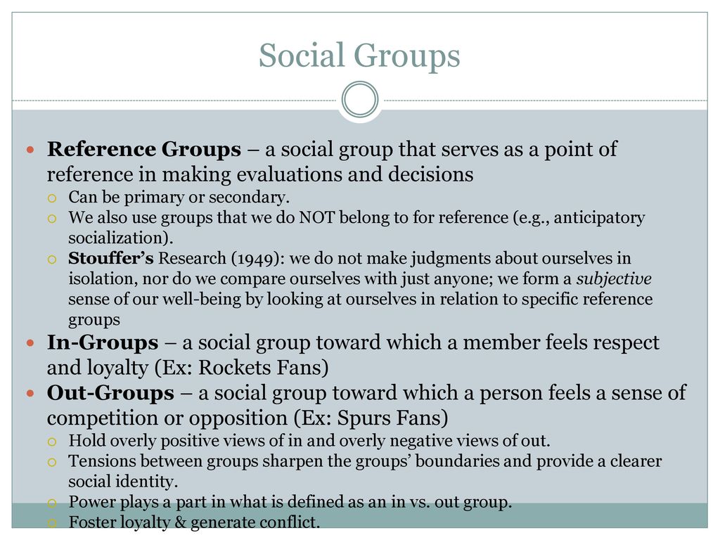 Social Group Definition, Types & Examples - Video & Lesson Transcript