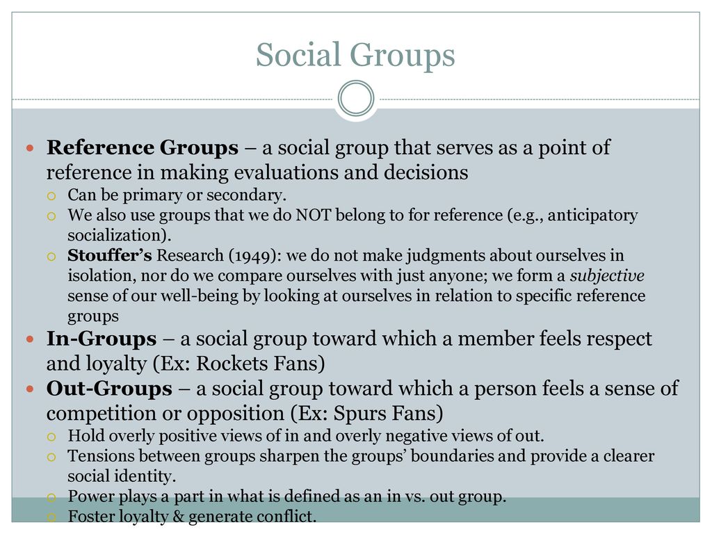 What Is a Reference Group in Sociology?