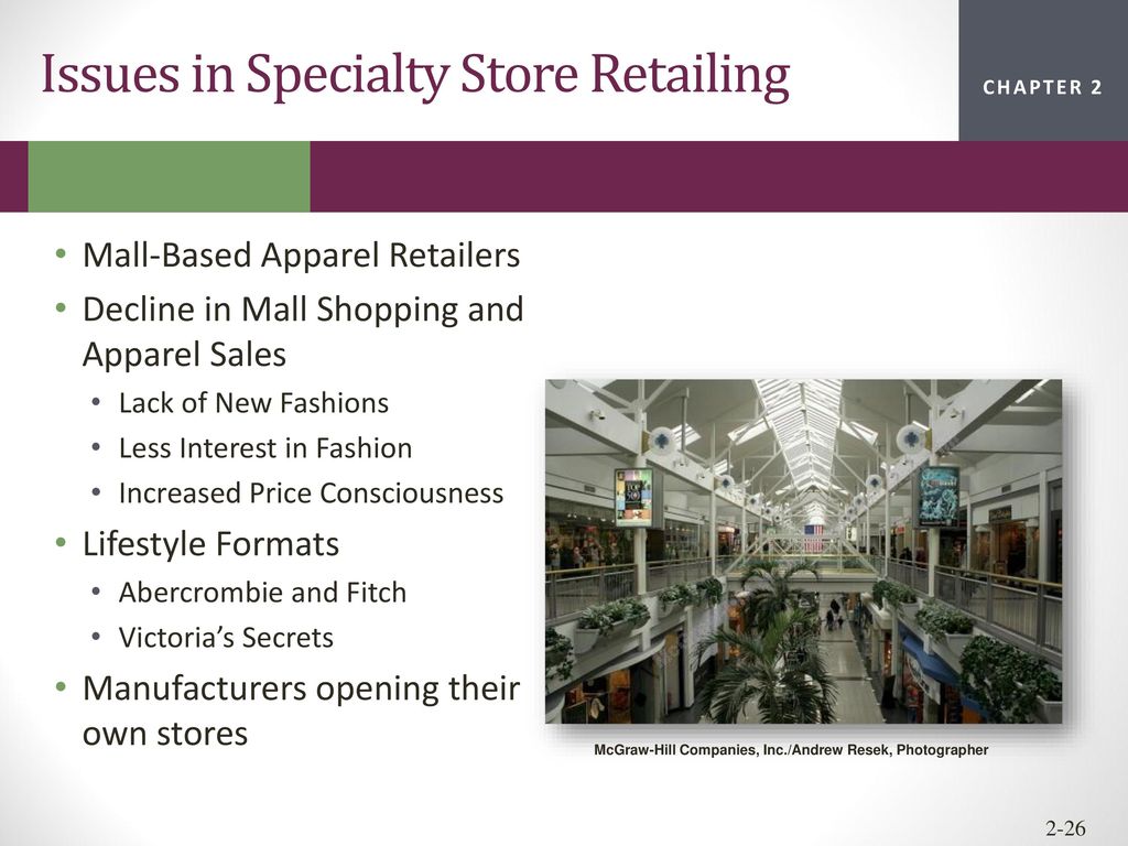 Issues in Specialty Store Retailing