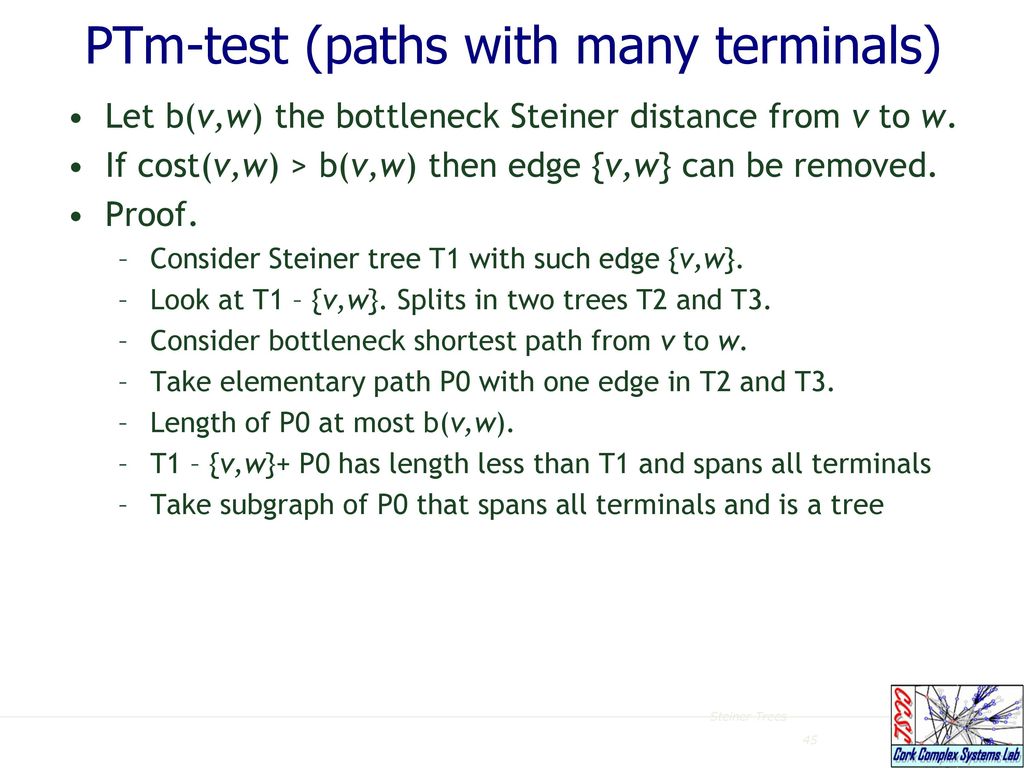 Steiner Trees Approximation Algorithms Ppt Download
