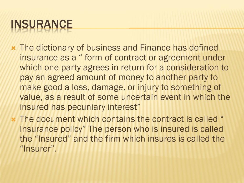 Insurance writing company definition