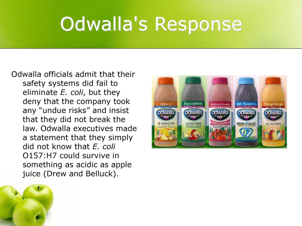 odwalla foods crisis management