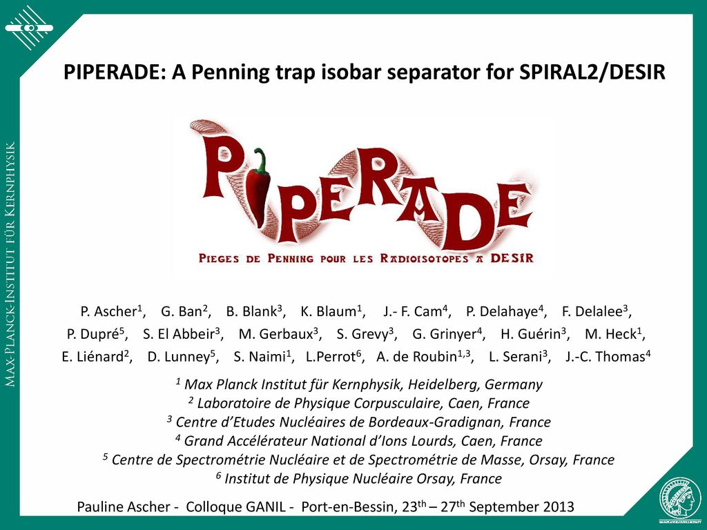 PIPERADE: A Penning trap isobar separator for SPIRAL2/DESIR