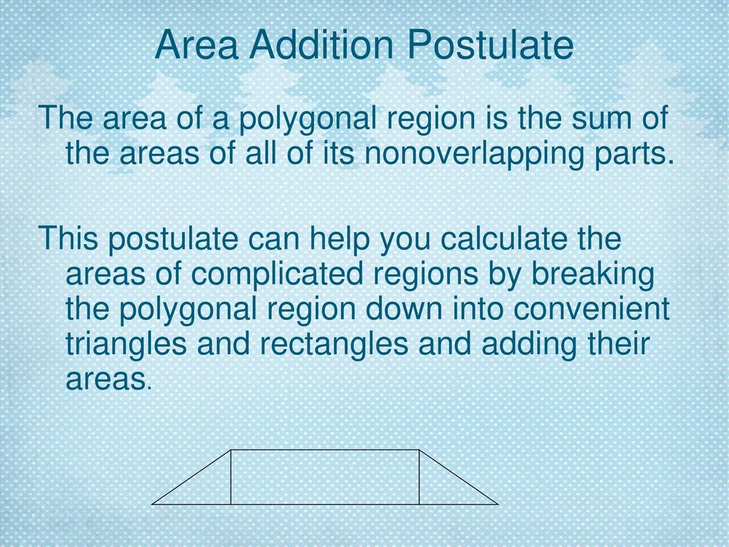 Area and perimeter 5 1a what does the area of a figure measure ppt
