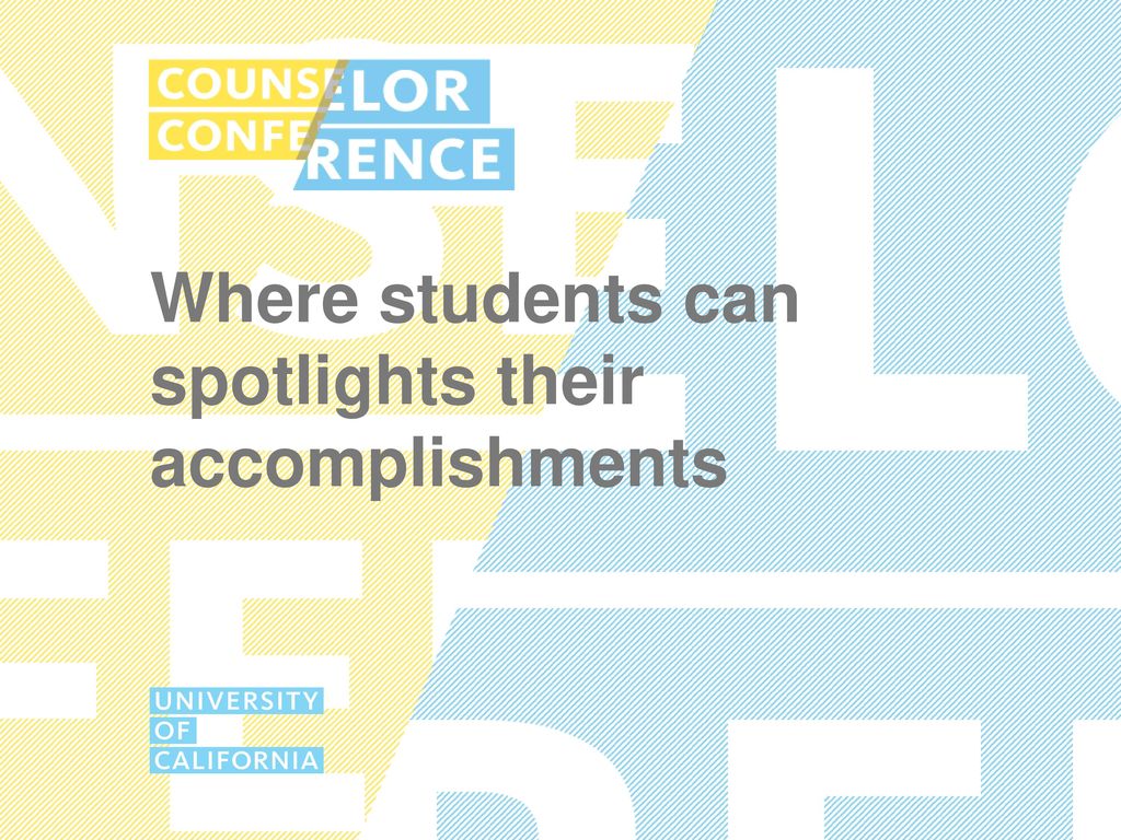 Where students can spotlights their accomplishments