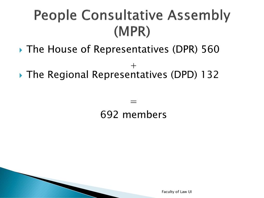 People Consultative Assembly (MPR)