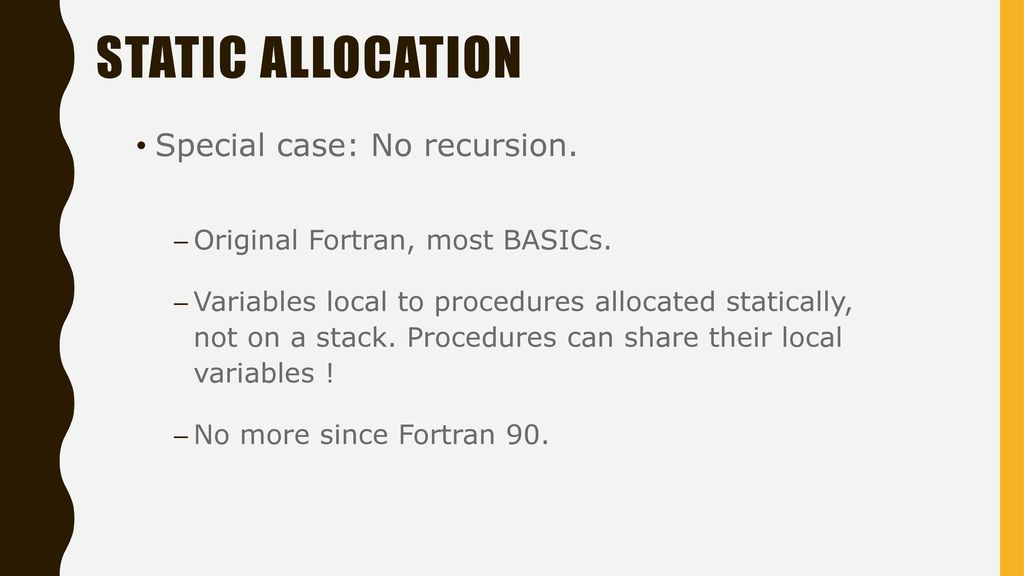 Storage Allocation Mechanisms Ppt Download