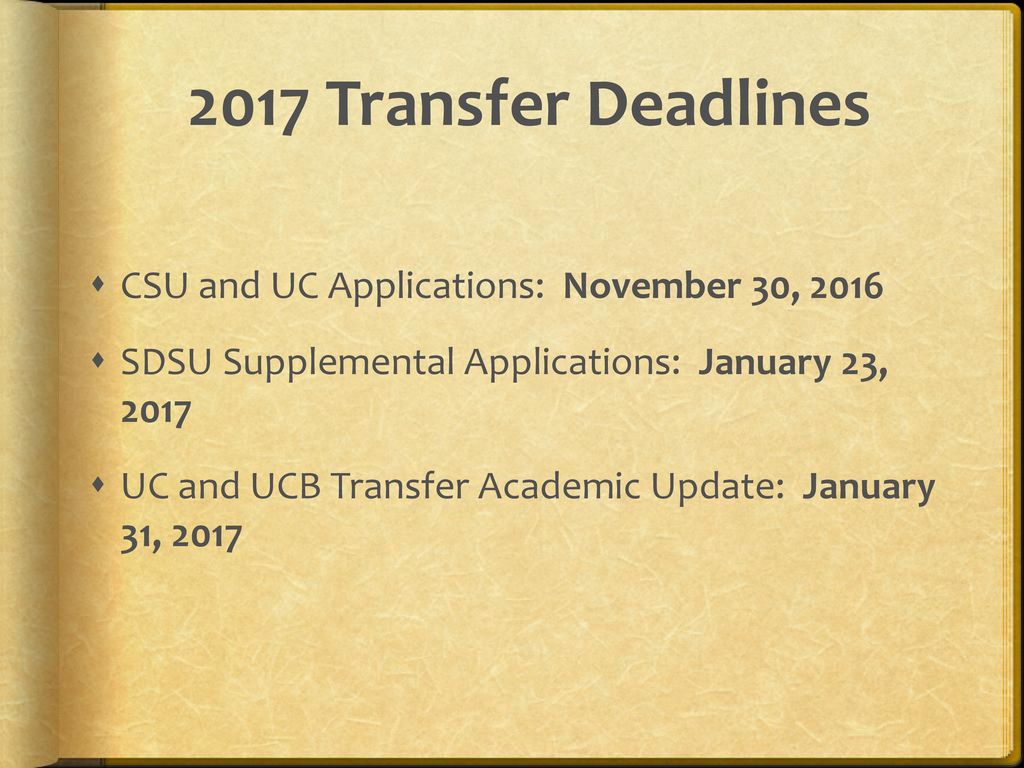 How to Make Sure You’re Ready to Transfer - ppt download
