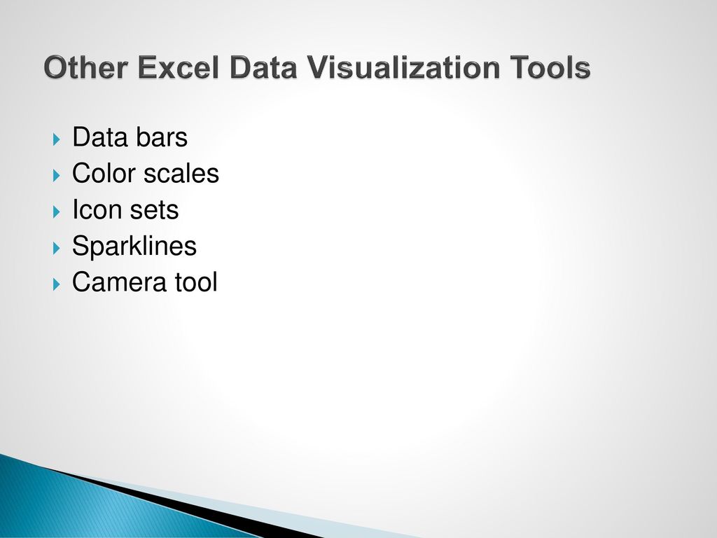 Other Excel Data Visualization Tools