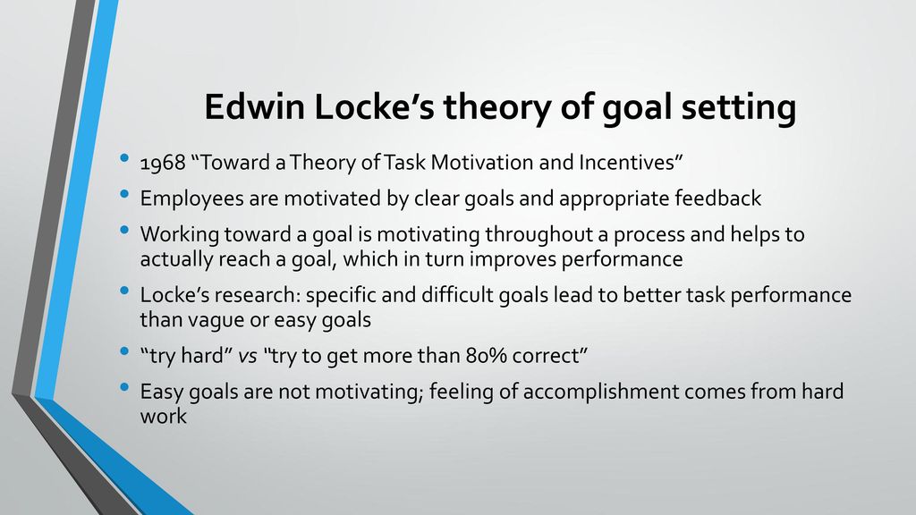 goal setting Motivating people through goal setting - ppt download