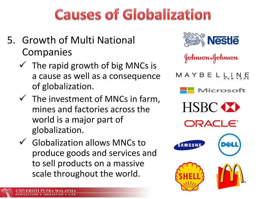 what is the cause of globalization