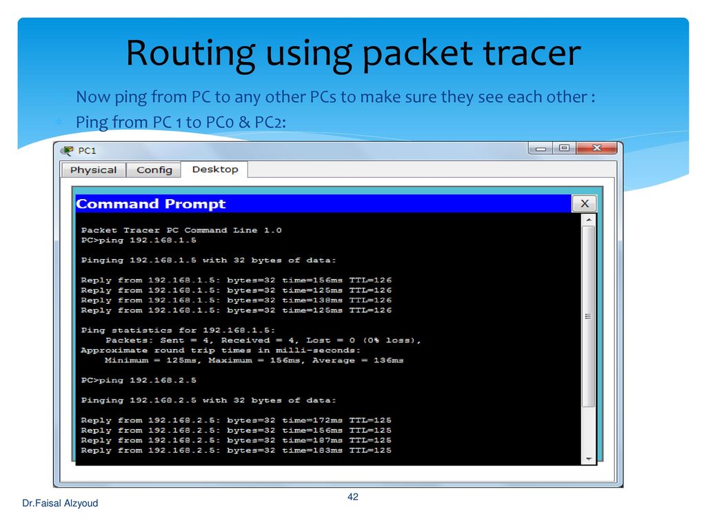 Ip Routing Using Packet Tracer Simulator Ppt Download